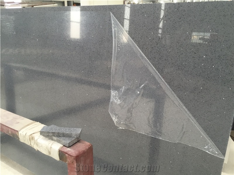 Shining Series Quartz Stone Size 3000*1400mm and 3200*1600mm for Public Buildings Like Hotel,Restaurants,Banks,Hospitals,Exhibition Halls