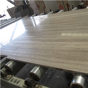 White Wooden Marble Tiles & Slabs,Cross-Cut Vein,Nublado Light Marble, China Serpeggiante Beige,Chinese Silver Palissandro