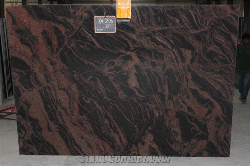 Indian Aurora Slabs, Aurora India, Indian Aurora Red Slabs