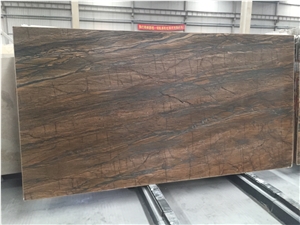 Aquarella Quartzite Slabs & Tiles, Brazil Brown Quartzite