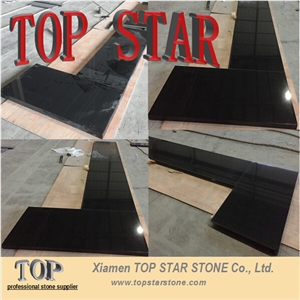 Cheap Price China Absolute Black Granite Without Pot for Countertop