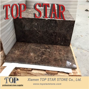 Hot Sale Marron Emperador Dark Natural Marble 30x60 Tile Cheap Price
