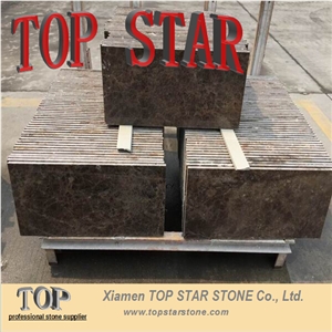 Polished Dark Brown Marble Emperador Marble Flooring Tile