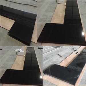 Usa Standard Hot Sale Shanxi Black Granite Kitchen Vanity Top