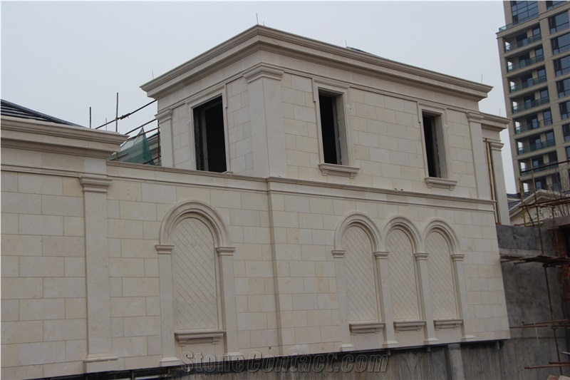 Thala Beige Limestone Walling Tiles, Building Stones