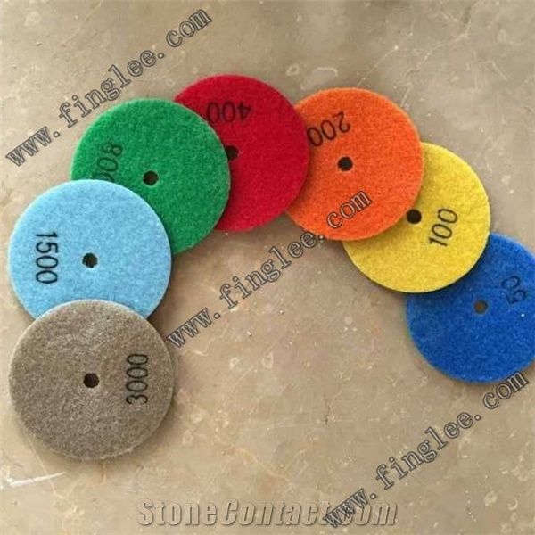 80/100Mm/125 Diamond Dry Polishing Pads