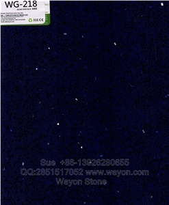 Blue Star Quartz Stone Tile/Quartz Stone Slab/China Quartz Stone Tiles/Wg218