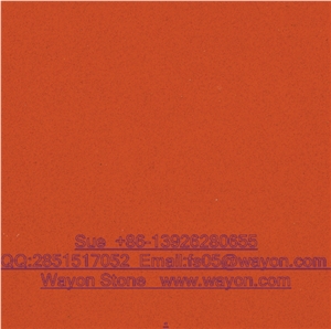 Chinese Pure Orange Quartz Tile for Export Chinese Pure Orange Quartz Tile for Export