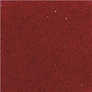 Quartz Stone Slab & Tile Silver Red Wg220