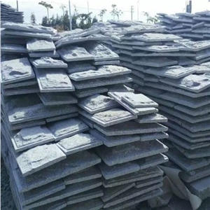 China Light Grey G603 Granite Mushroom Stone Wall Cladding