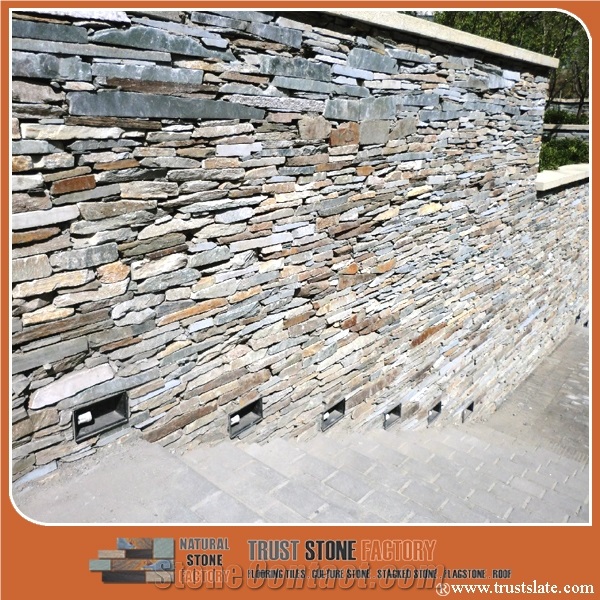 Golden Quartzite Random Flagstone Paving, Irregular Flagstone Walkway Pavers, Irregular Flagstone Driveway Paver