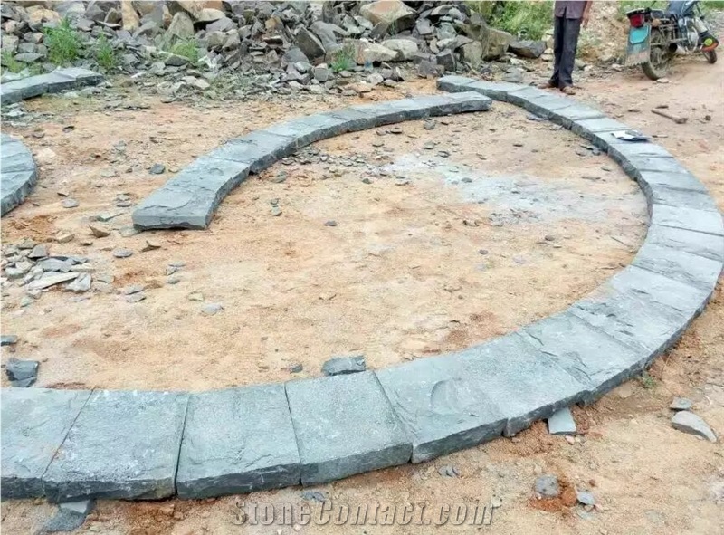 Bsalt Garden Paving, Basalt Garden Stepping Paver