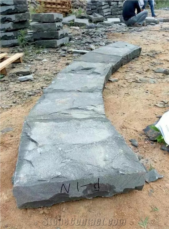 Bsalt Garden Paving, Basalt Garden Stepping Paver
