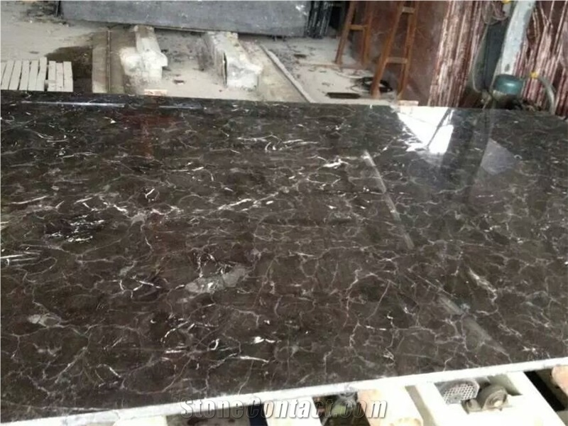 Dark Emperader Natural Stone Marble Tiles Slabs