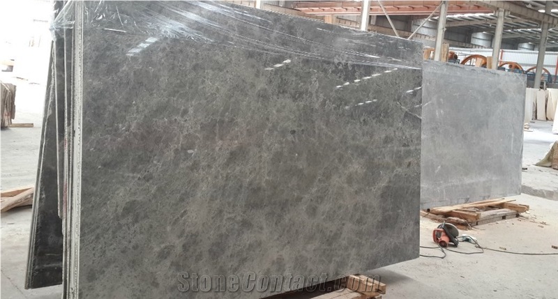 Silver Sable Marble Natural Stone Tile Slabs, China Grey Marble