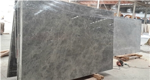 Silver Sable Marble Natural Stone Tile Slabs, China Grey Marble