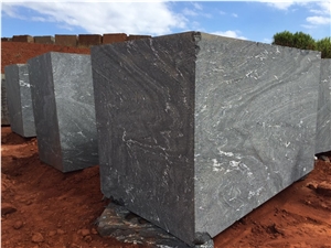 Via Lactea Granite Blocks, Black Granite Blocks