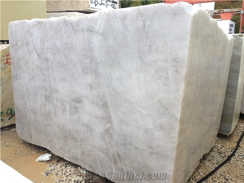 White Crystallo Quartzite Blocks