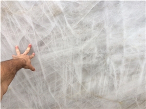 White Crystallo Quartzite Blocks