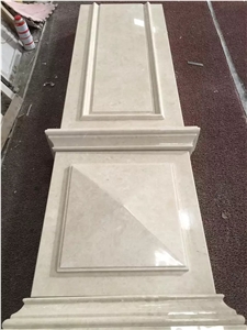 Agora Beige Marble Arc Panel Turkey Beige Marble Column