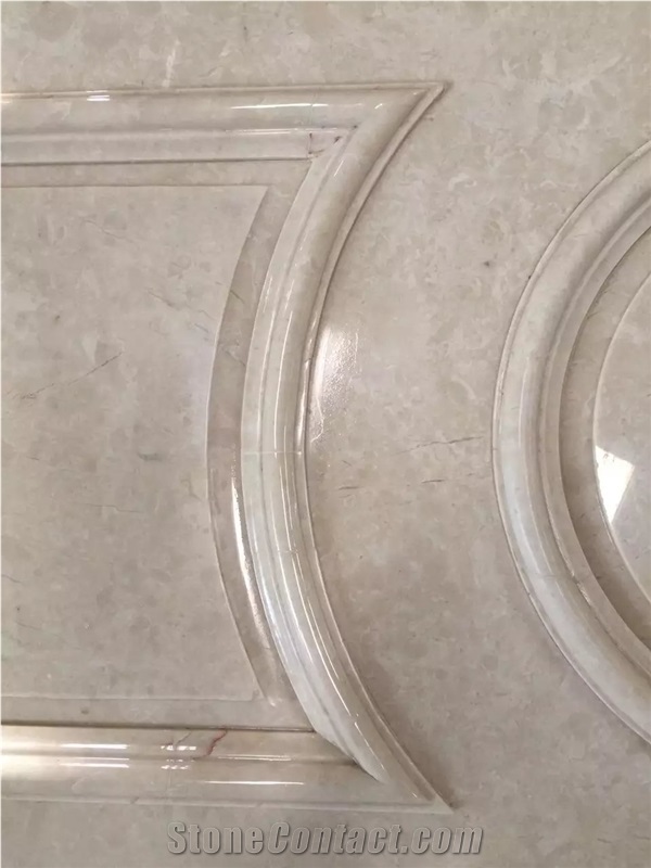 Agora Beige Marble Arc Panel Turkey Beige Marble Column