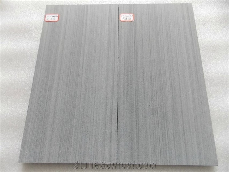 Grey Wooden Grey Sandstone Slab Tiles
