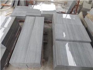 Grey Wooden Grey Sandstone Slab Tiles