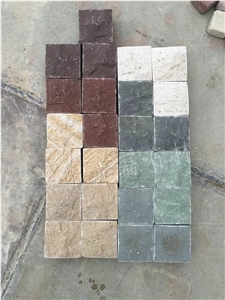 Sandstone Cobble Stone,Cubes ,Ladescape Pavers Paving Stone