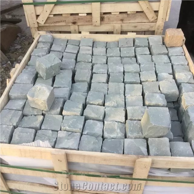 Sandstone Cobble Stone,Cubes ,Ladescape Pavers Paving Stone