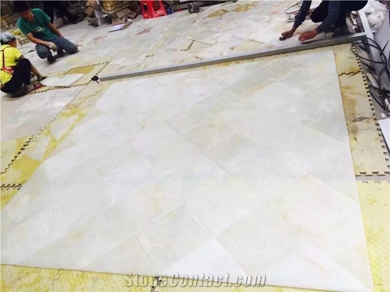 White Jade Onyx Sculpture White Jade Tiles Wall Cladding