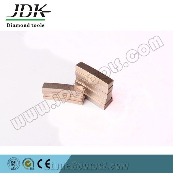 300-600mm JDK Diamond Fan Segment And Saw Blade For Marble Edge Cutting