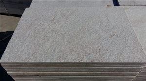 Flamed Golden White Quartzite Tiles and Flooring for Landscape