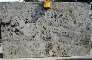 Polished Delicatus White Granite Slabs, Brazil White Granite