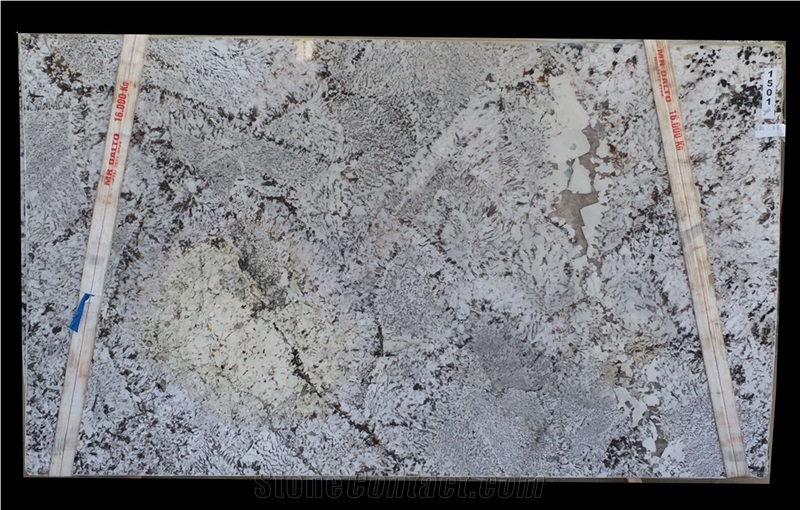 Polished Delicatus White Granite Slabs, Brazil White Granite