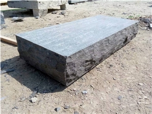 Blue Limestone Steps Acid Wash Surface Cleft Sides