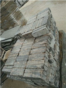 China Coffe Brown Limestone Cobble Stone