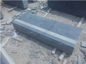 Honed Surface Blue Limestone Steps Stairs