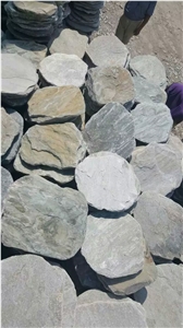 Natural Slate Stone Garden Stepping Pavements Round Steps Low Prices