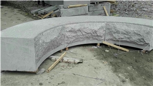 Silver Gery G341 Granite Garden Sitting Blocks Radius Sets Kerbstone