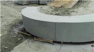 Silver Gery G341 Granite Garden Sitting Blocks Radius Sets Kerbstone