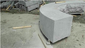 Silver Gery G341 Granite Garden Sitting Blocks Radius Sets Kerbstone