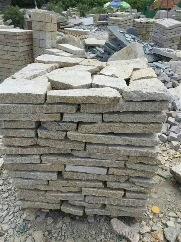 Yellow Slate Irregular Random Flagstones Paving Low Prices