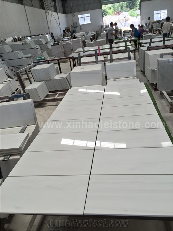 Bianco Dolomiti Marble Brick Mosaics, Grade a Bianco Dolomite White Marble Brick Mosaics