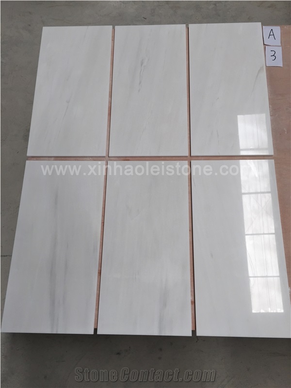 Bianco Dolomiti Marble Tiles, White Marble Tiles for Walling/Flooring