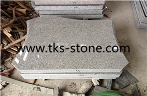 G383 Granite Pearl Flower Poland, Tombstones Granite Gravestones