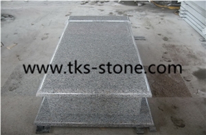 G383 Granite Pearl Flower Poland, Tombstones Granite Gravestones