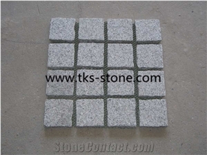 G603 Granite Cobble Stone,Padang White Granite Pavers,Crystal Grey Granite Paving Sets,Grey Paver Stone
