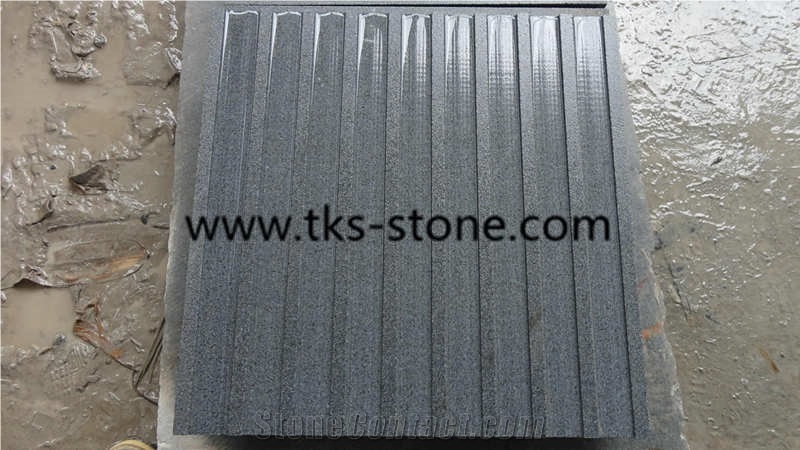 G654 China Grey Granite Sesame Black Dark Impala Kobra Grey Blind Pedestrian Tactile Paver