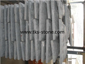 G654 Granite Mushroom Stone,China Impala Black Granite Mushroomed Cladding,Dark Grey Granite Mushroom
