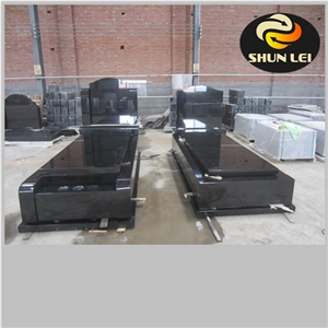Polished Shanxi Black Granite Monument & Tombstone